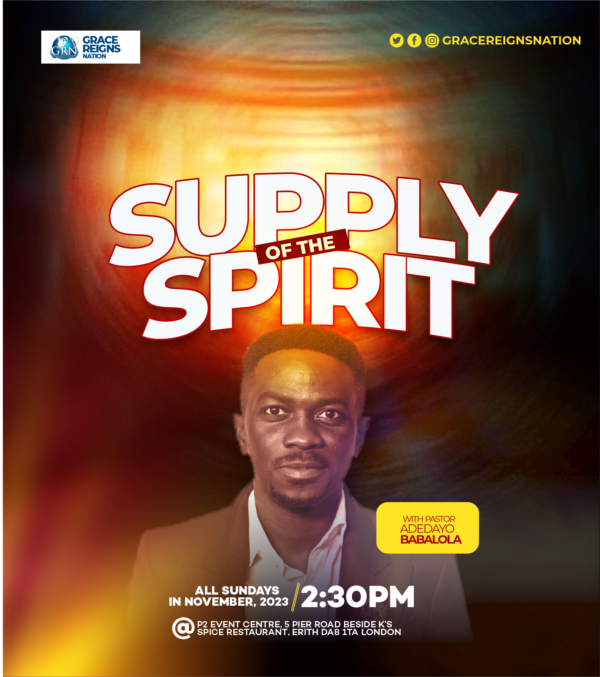 Supply Of the Spirit Part1